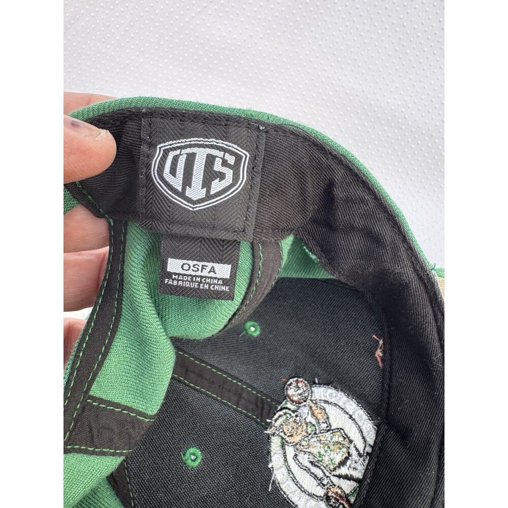 Boston Celtics NBA Hat Unisex One Size Adjustable Green w/ Logo Team Colors OTS - Picture 6 of 7